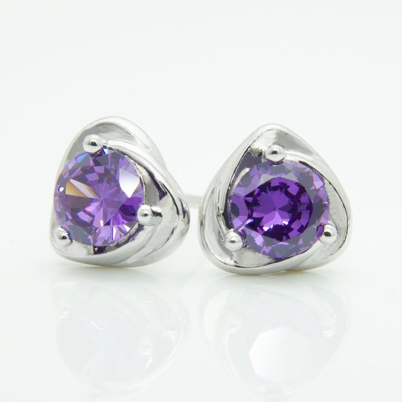 Jewelry - Sterling Silver Amethyst Earrings